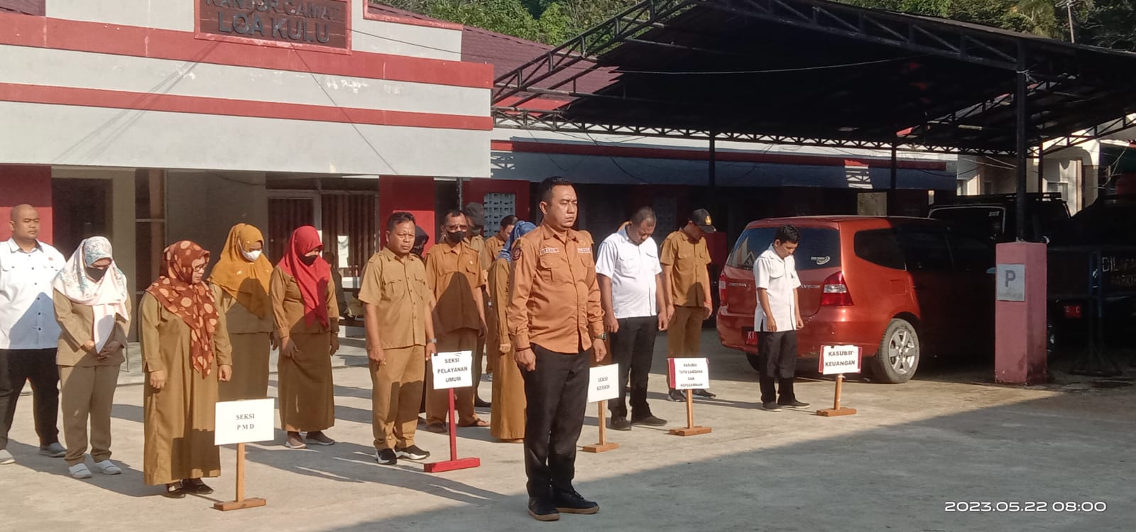 Apel Pagi Kantor Camat Kecamatan Loa Kulu