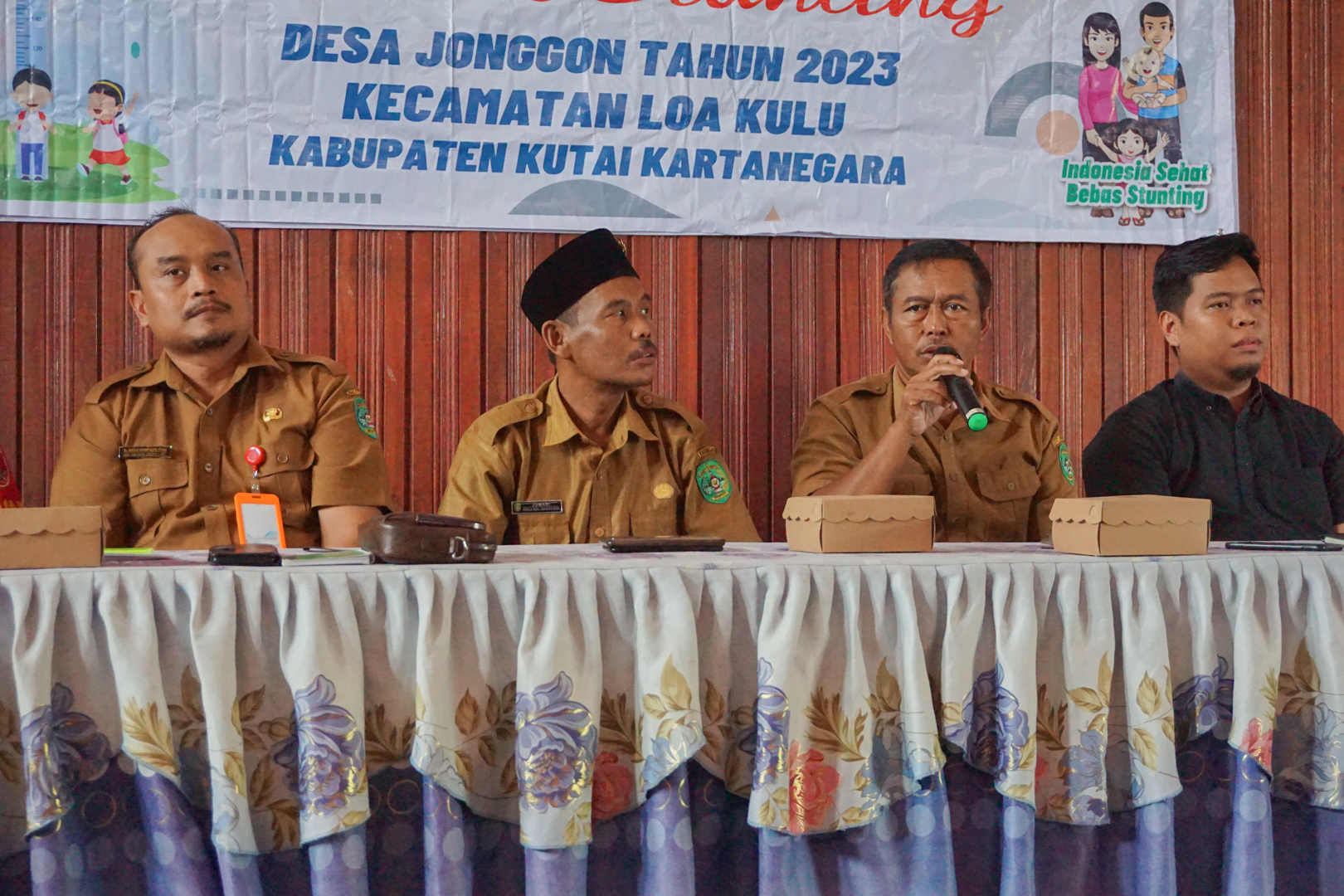 Rembuk Stunting Desa Jonggon Kecamatan Loa Kulu Kabupaten Kutai Kartanegara