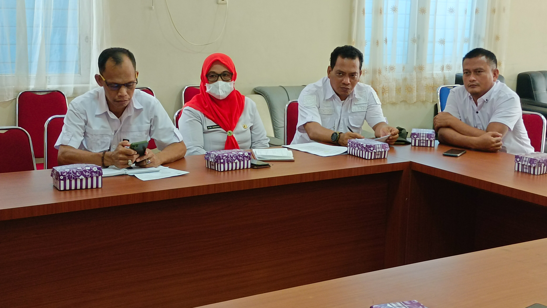 Rapat Koordinasi Penertiban PKL Di Desa Loa Kulu Kota dan Desa Sepakat Kecamatan Loa Kulu
