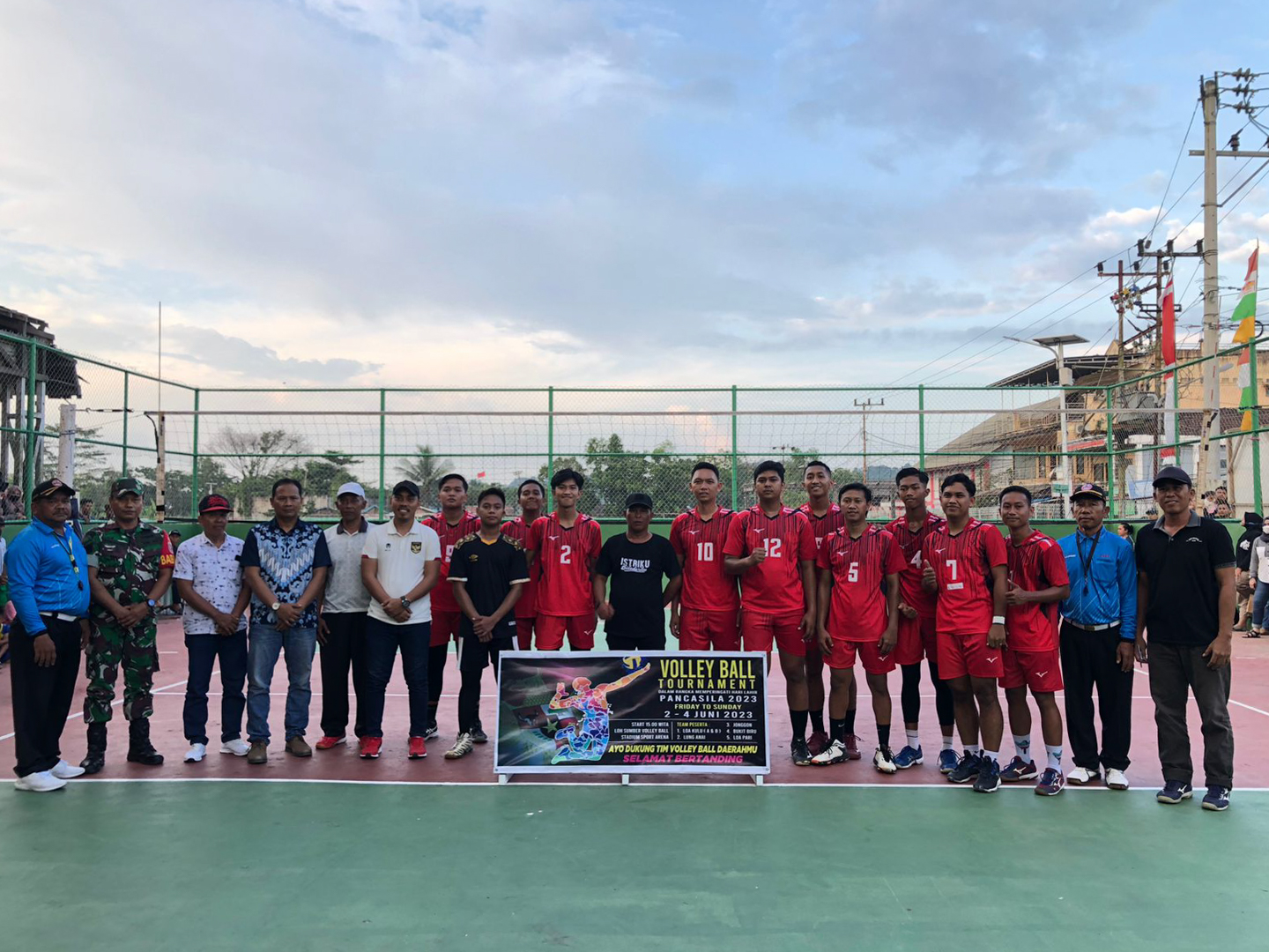 Final Volly Ball Tournament Putra Di Desa Loh Sumber Kecamatan Loa Kulu