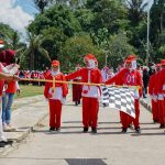 Lomba Gerak Jalan Dalam Rangka Memperingati HUT RI Ke -78 Di Kecamatan Loa Kulu