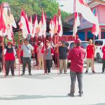 Pelaksanaan Gerakan Nasional Pembagian 10 Juta Bendera Merah Putih Di Kecamatan Loa Kulu