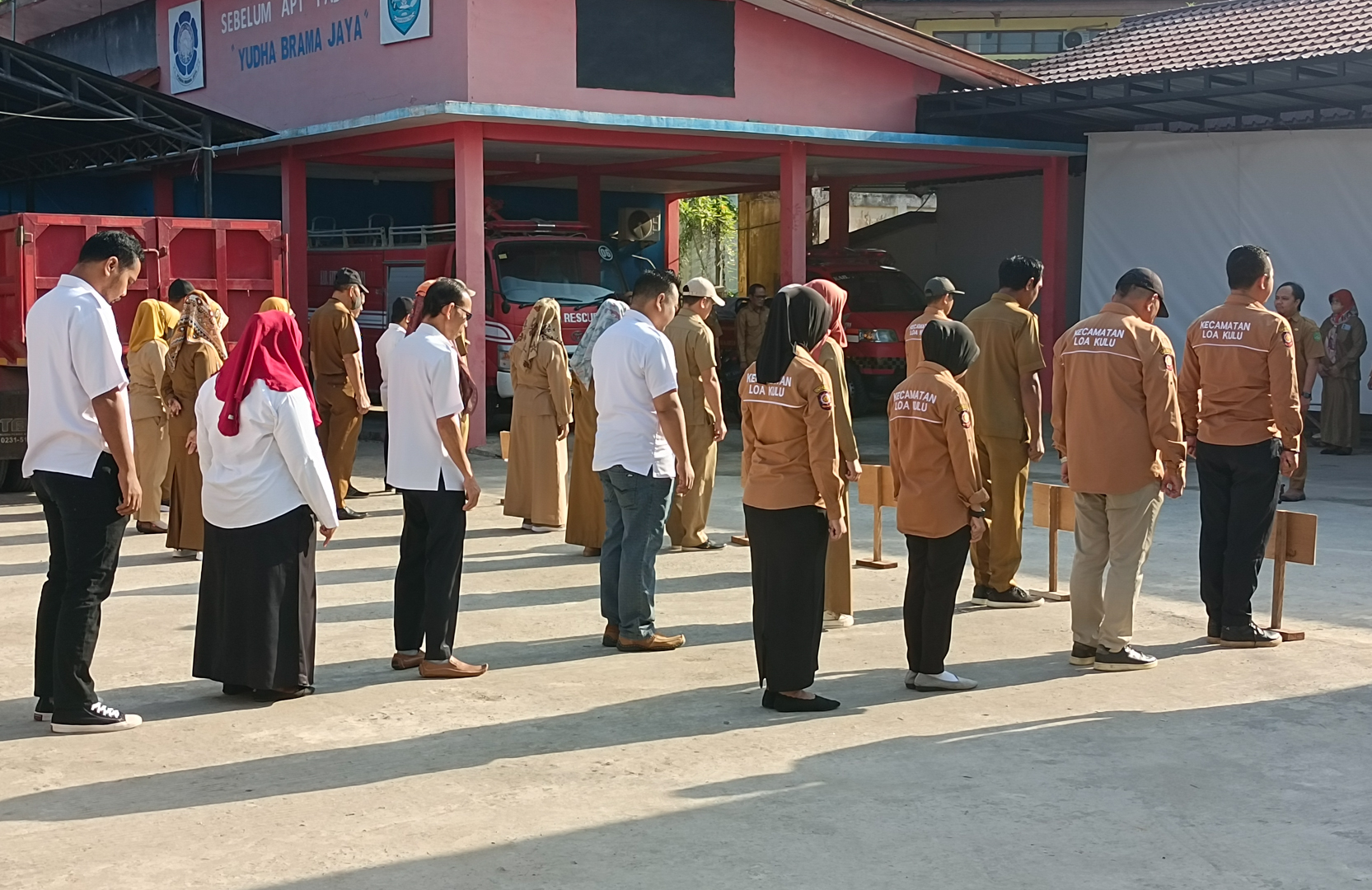 Apel Pagi Kantor Camat Kecamatan Loa Kulu