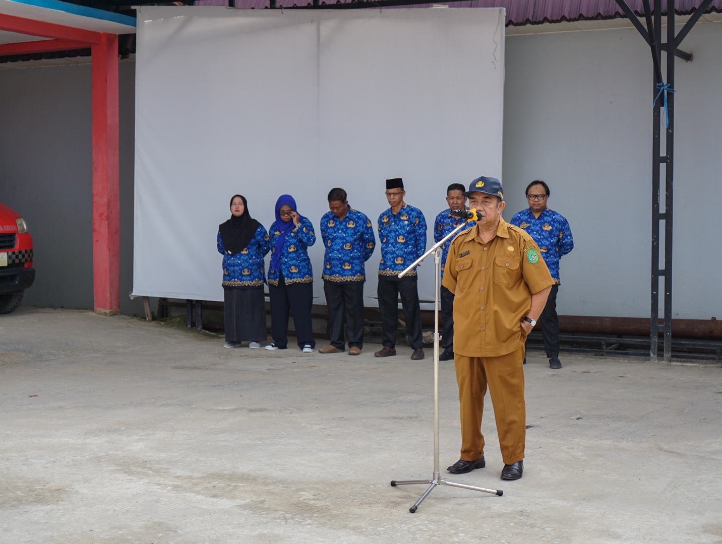 Apel Pagi Kantor Camat Kecamatan Loa Kulu Kabupaten Kutai Kartanegara