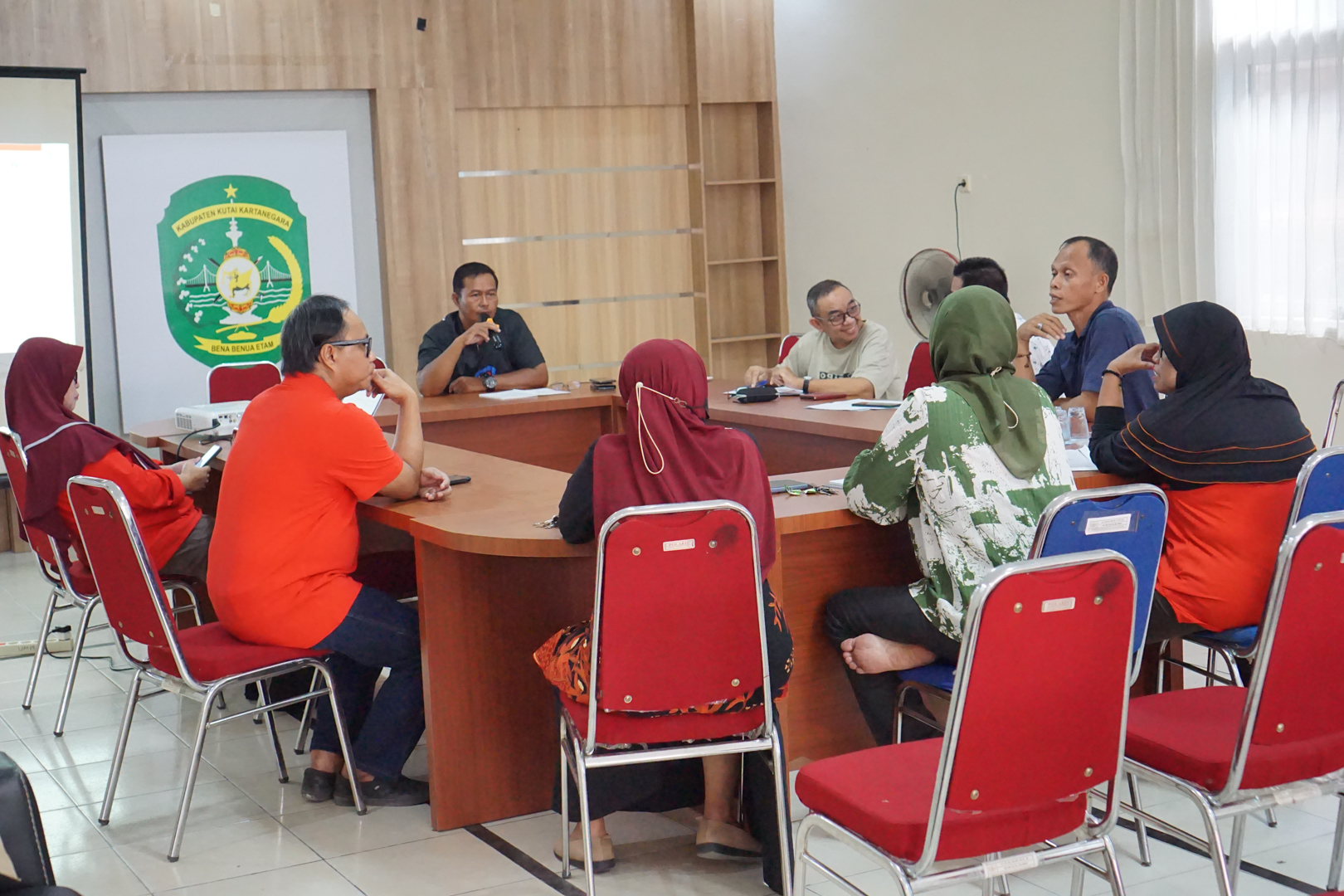 Rapat Koordinasi Rencana Pelaksanaan Kegiatan Perubahan Tahun 2023 Di Kantor Camat Kecamatan Loa Kulu