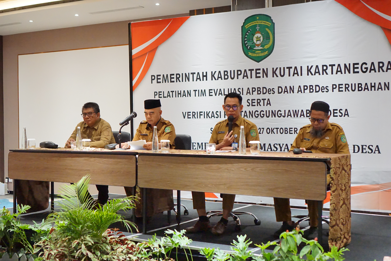 Pelatihan Tim Evaluasi APBDes dan APBDes Perubahan Serta Verifikasi Laporan Pertanggungjawaban