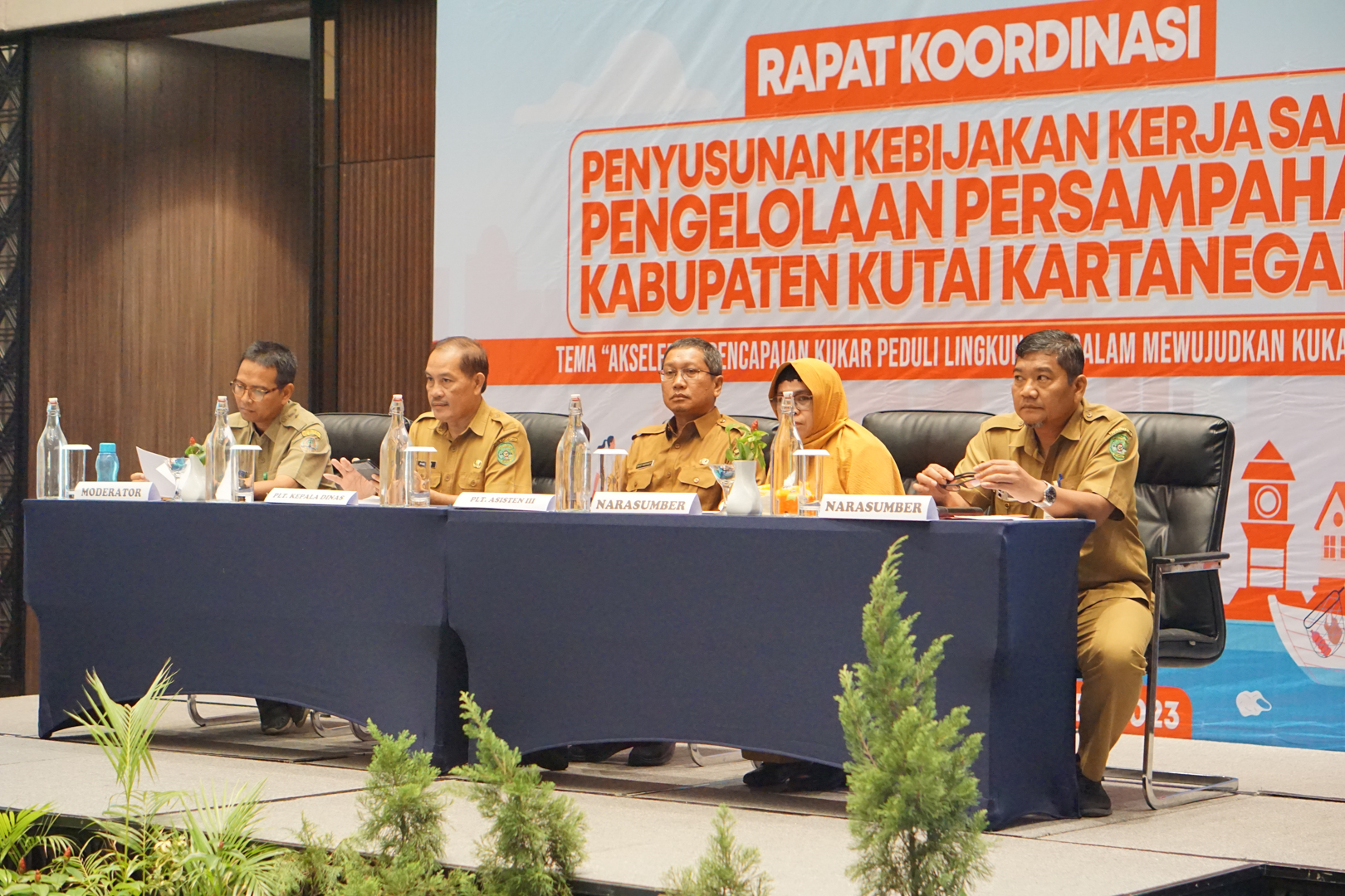 Rapat Koordinasi Penyusunan Kebijakan Pengelolaan Persampahan Kabupaten Kutai Kartanegara
