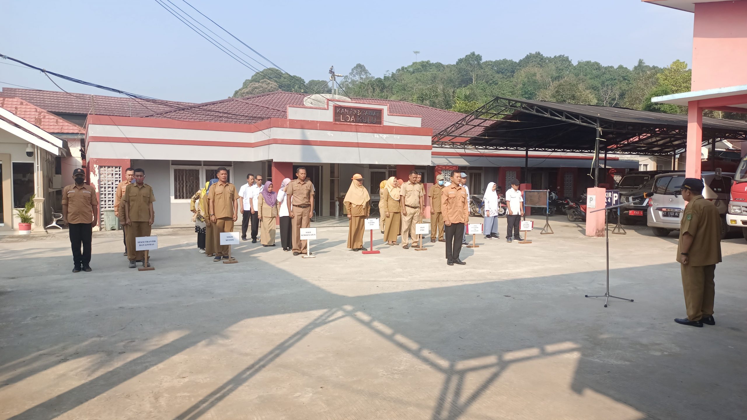 Apel Pagi Kantor Camat Kecamatan Loa Kulu