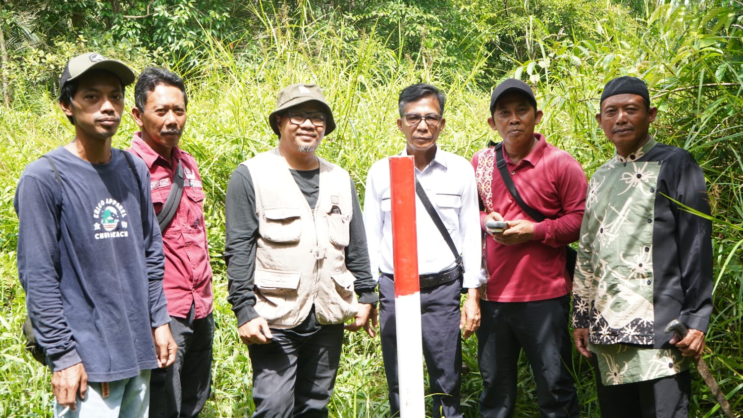 Kegiatan Penaataan Batas RT Dalam Wilayah Administrasi Desa Jonggon Desa Kecamataan Loa Kulu
