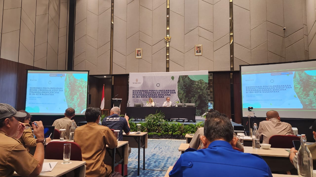 Rapat Koordinasi Penyelenggaraan Bidang Lingkungan Hidup Dan Penanggulangan Bencana Di IKN