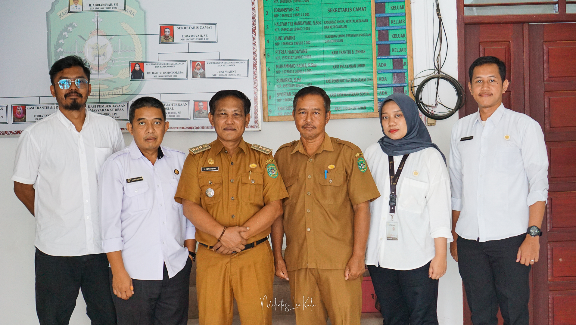 Kunjungan Deputi Bidang Sosial Budaya Dan Pemberdayaan Masyarakat Di Kecamatan Loa Kulu