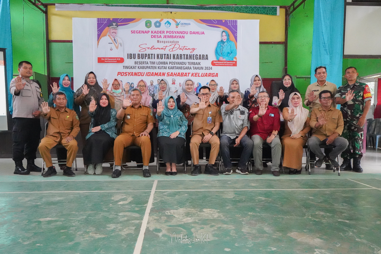 Peninjauan Lapangan Posyandu Dahlia Desa Jembayan Kecamatan Loa Kulu