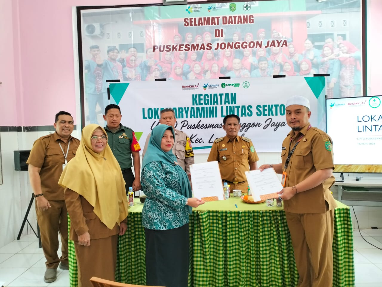 Lokarya Lintas Sektoral Wilayah Puskesmas Jonggon Jaya