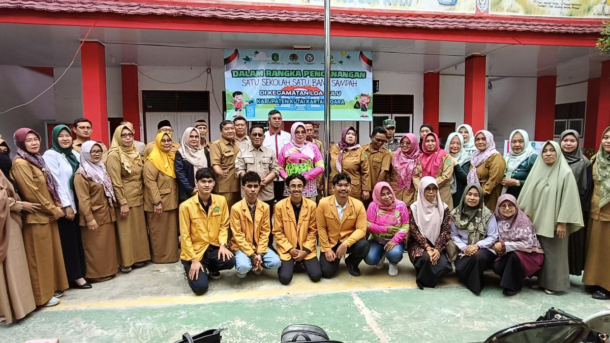 PEMERINTAH KECAMATAN LOA KULU MENGADAKAN KEGIATAN PERANCANGAN SATU SEKOLAH SATU BANK SAMPAH