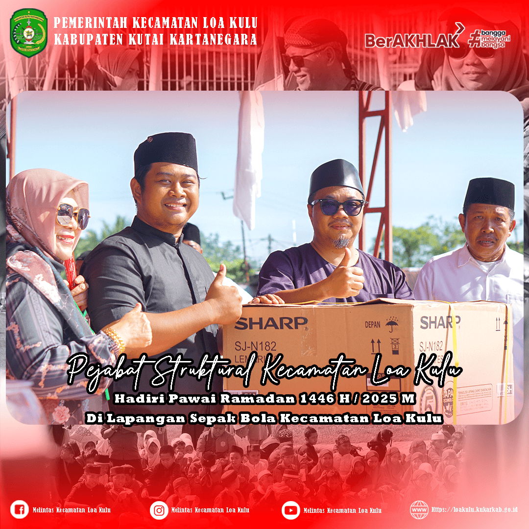 Pawai Ta’aruf Meyambut Bulan Suci Ramadhan di Kecamatan Loa Kulu