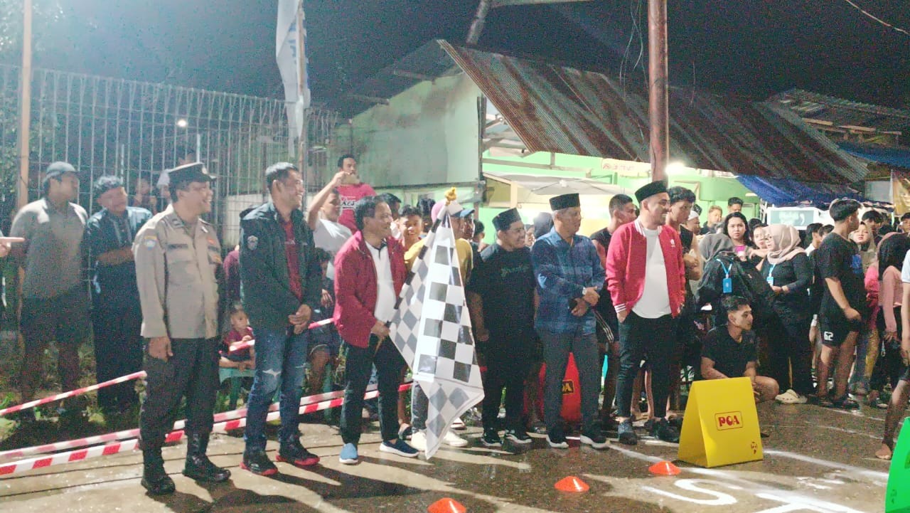 Camat Loa Kulu Hadiri dan Sekaligus Membuka Acara Street Run KNPI Loa Kulu