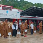 APEL PAGI PERTAMA SETELAH BULAN SUCI RAMADHAN DI HALAMAN KANTOR KECAMATAN LOA KULU
