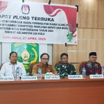 Plt. Sekcam Loa Kulu Hadiri Rapat Pleno Terbuka Rekapitulasi Hasil PSU Kukar di Tingkat Kecamatan Loa Kulu