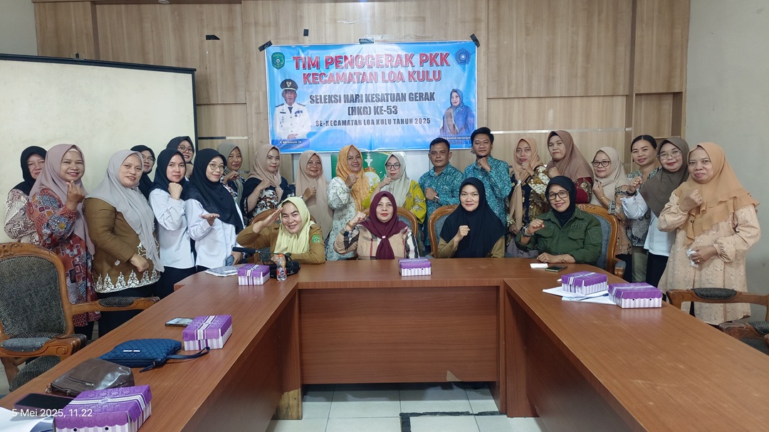 Rapat Seleksi Lomba Harian Kesatuan Gerak PKK ke-53 se-Kecamatan Loa Kulu