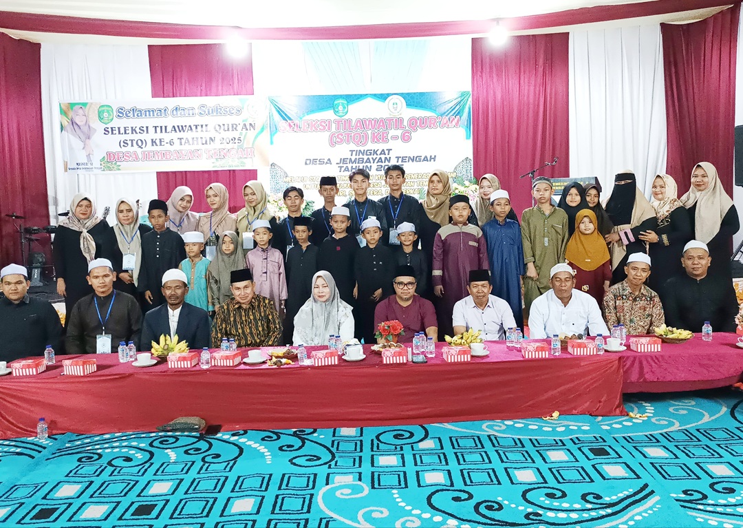 STQ ke-6 Desa Jembayan Tengah Berlangsung Khidmat, Dihadiri Plt Sekretaris Camat Loa Kulu