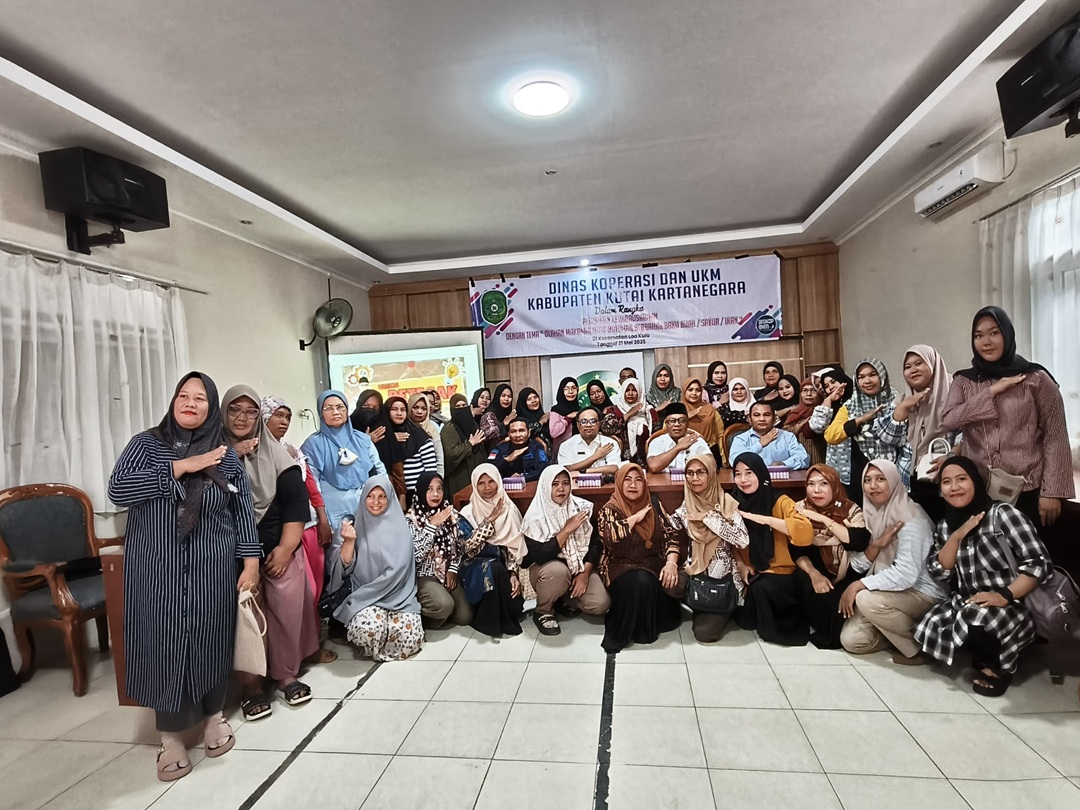 Dinas Koperasi dan UMKM Kukar Gelar Pelatihan Olahan Makanan dan Minuman Berbahan Baku Lokal di  Kecamatan Loa Kulu