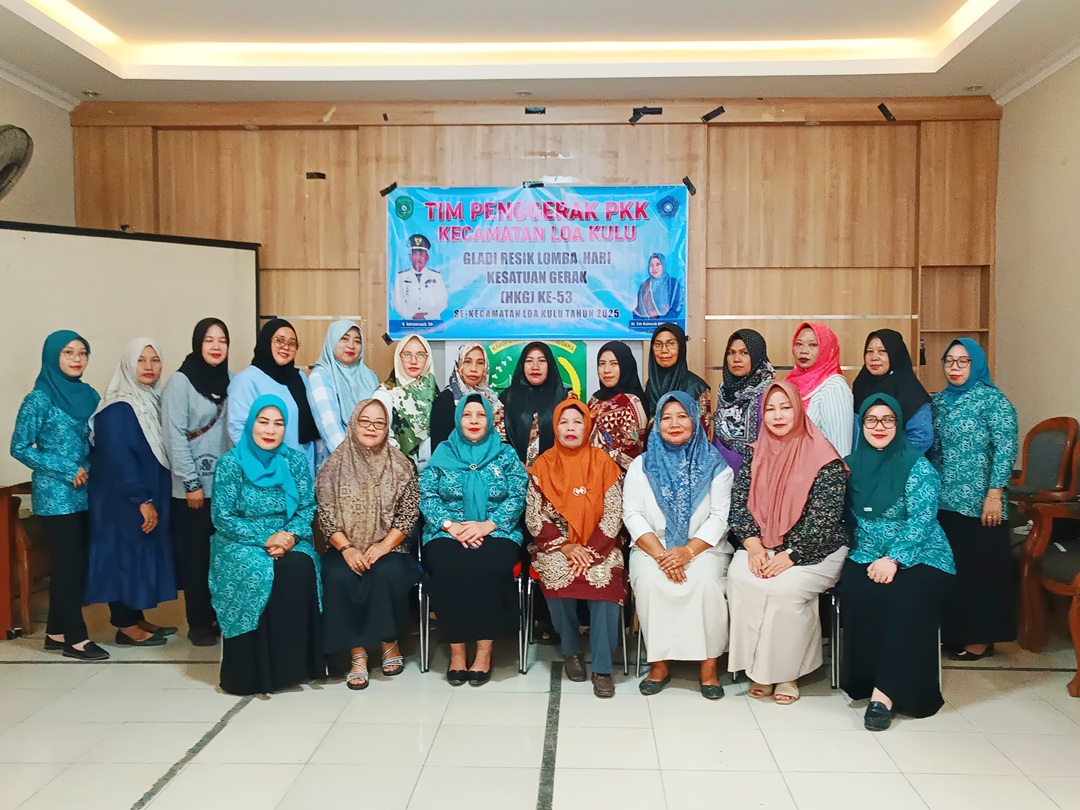 Menuju HKG ke-53, TP PKK Kecamatan Loa Kulu Gelar Gladi Resik Lomba HKG