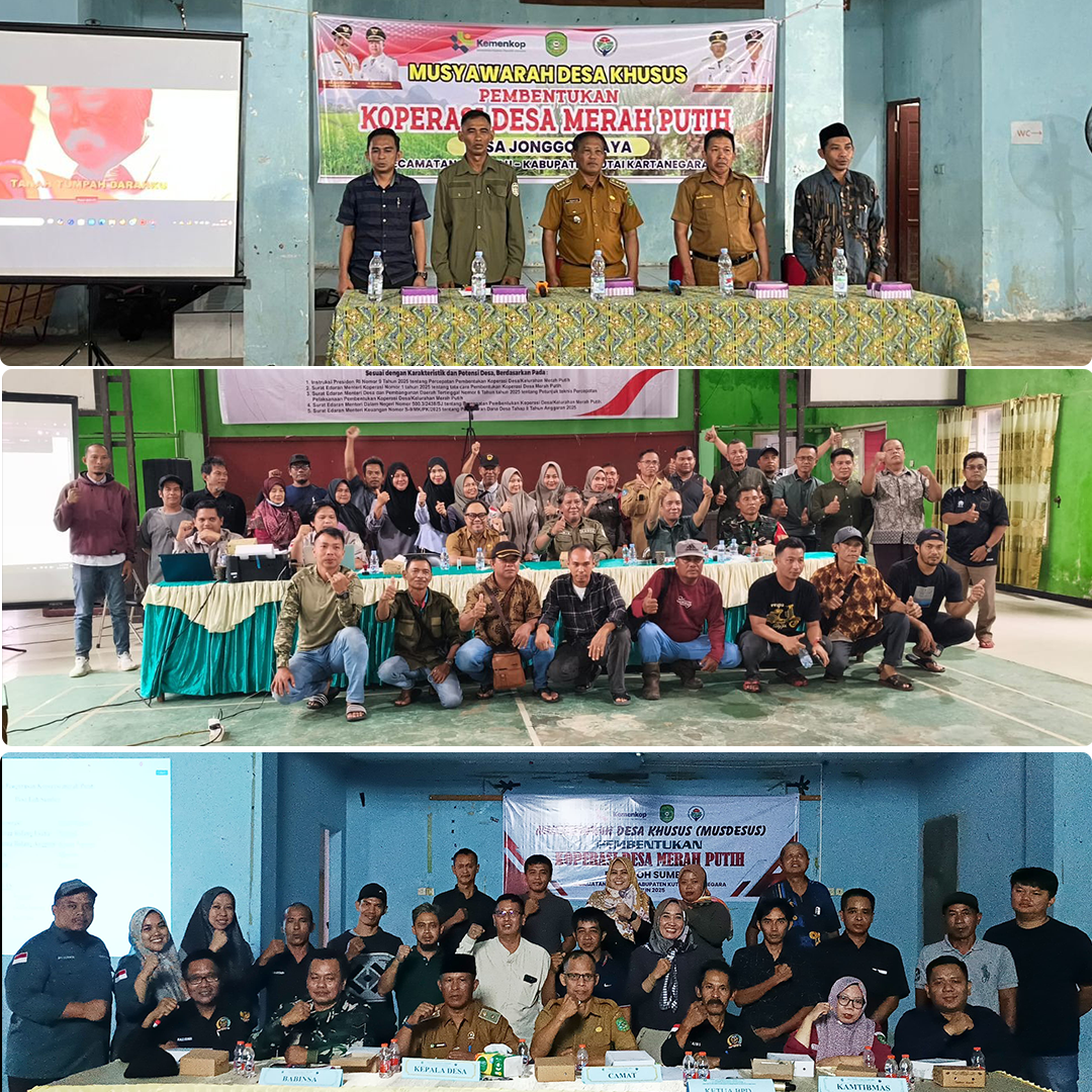 Hari Kedua Pemerintah Kecamatan Loa Kulu Dampingi Musdes Pembentukan Koperasi Merah Putih di 5 Desa