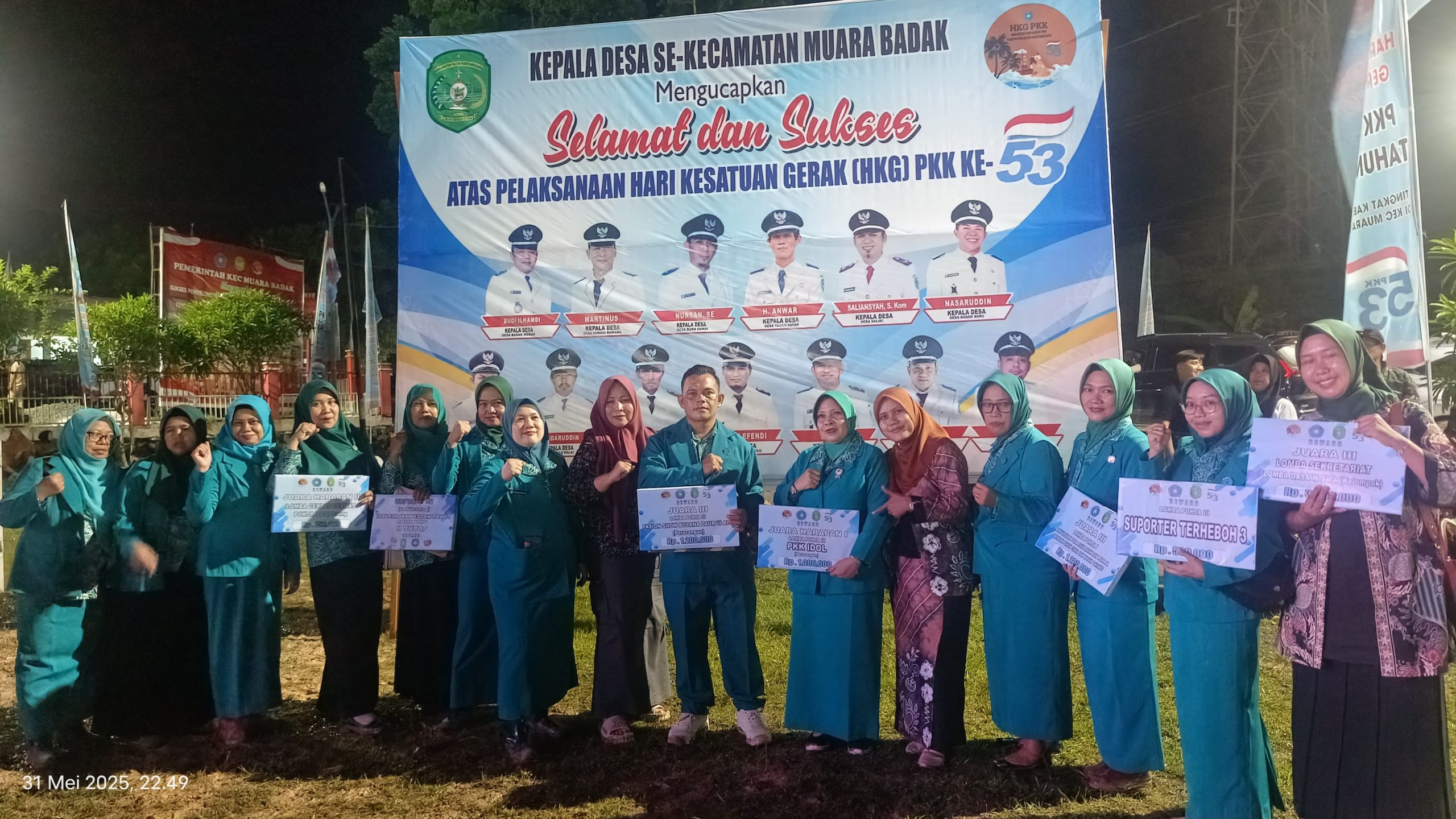 Hari Ketiga HKG ke-53 Kutai Kartanegara, Kecamatan Loa Kulu Raih Sejumlah Prestasi Membanggakan