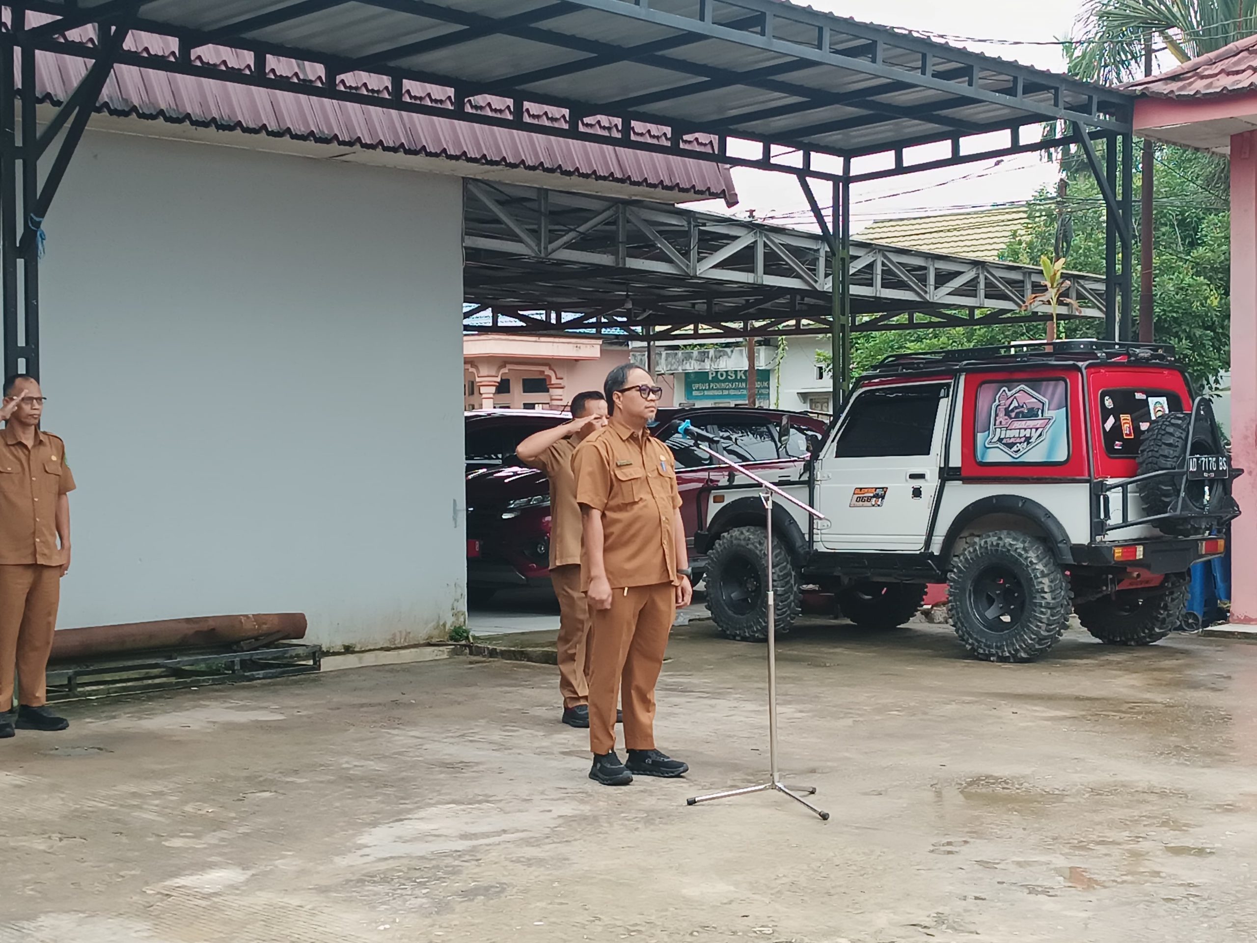 Apel Pagi dan Peringatan Hari Lahir Pancasila di Kantor Camat Loa Kulu