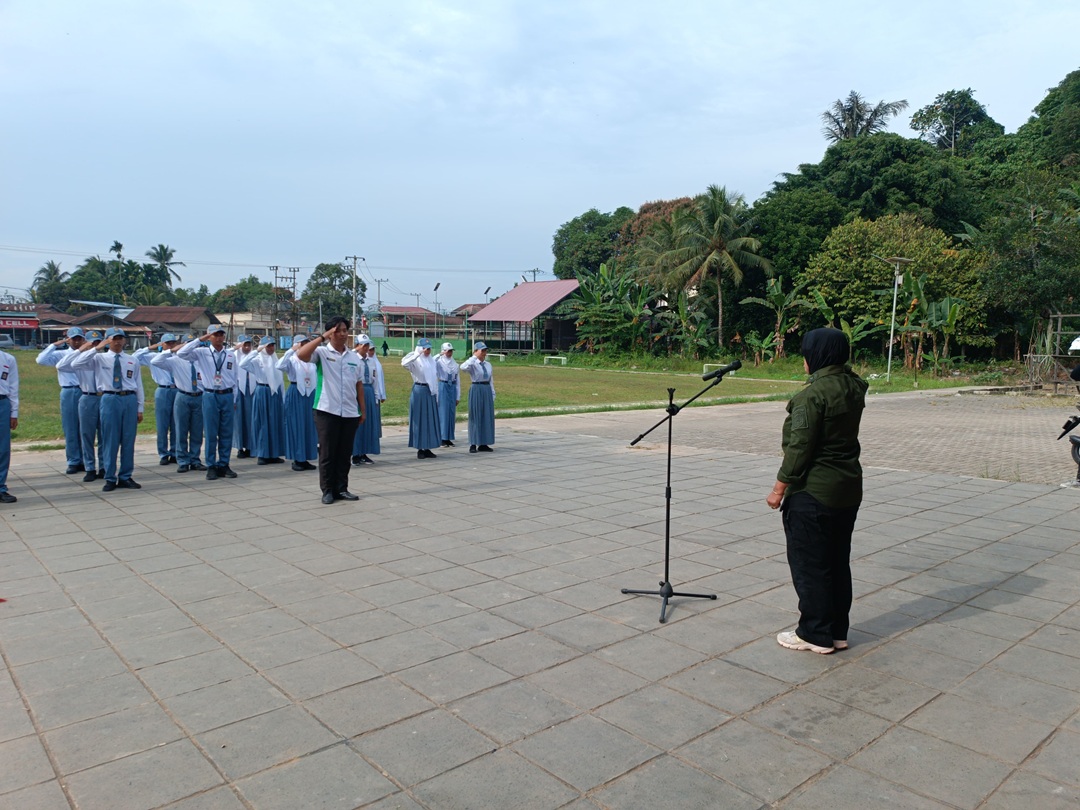 Apel Penerimaan dan Pembukaan Resmi Pelatihan Paskibra Kecamatan Loa Kulu Tahun 2025 Resmi Digelar