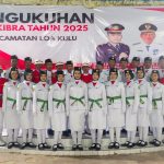 Pengukuhan Paskibraka Kecamatan Loa Kulu Tahun 2025 Berlangsung Khidmat