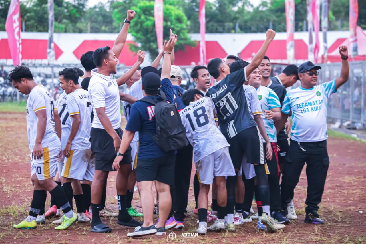 Tim Kecamatan Loa Kulu Raih Juara 3 Bupati Cup Kutai Kartanegara 2025