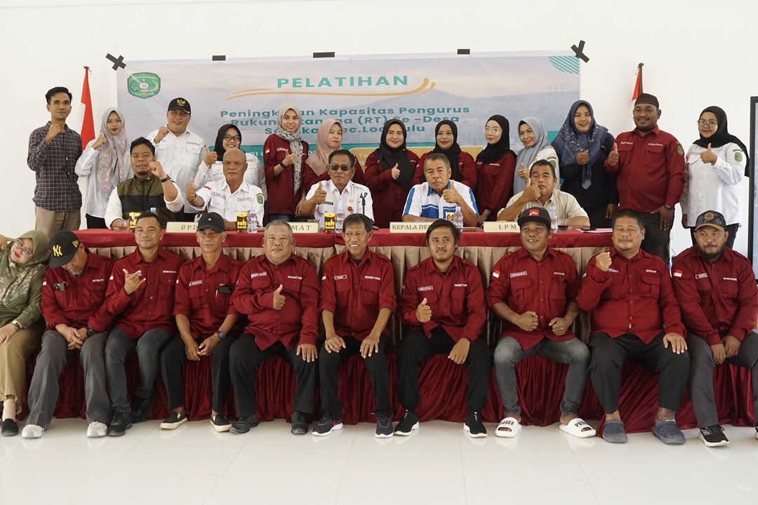 Camat Loa Kulu Hadiri dan Buka Kegiatan Peningkatan Kapasitas RT di Desa Sepakat