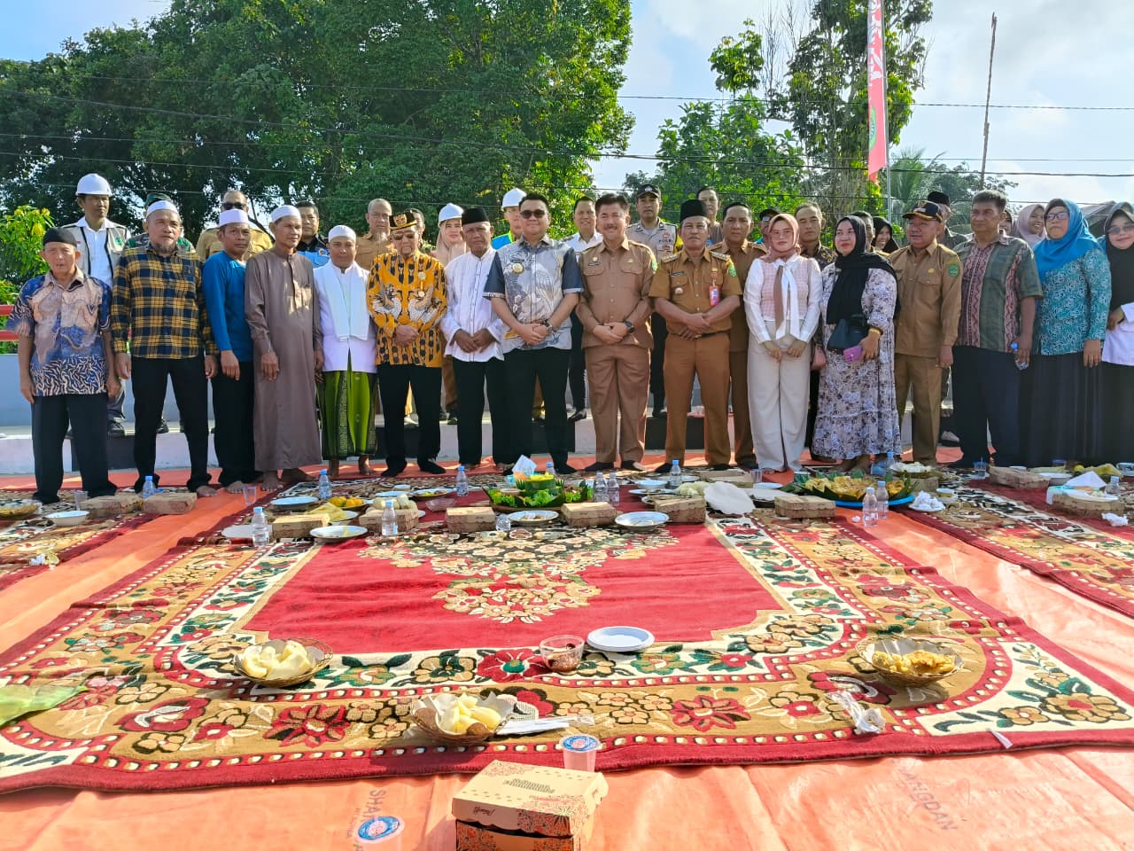 Camat Loa Kulu Hadiri Syukuran dan Doa Selamat Penggunaan Jembatan Jongkang