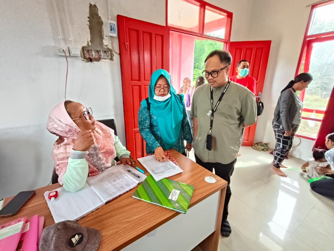 Launching Gerakan Posyandu Serentak di Desa Loh Sumber, Sekcam Loa Kulu Hadir Berikan Dukungan