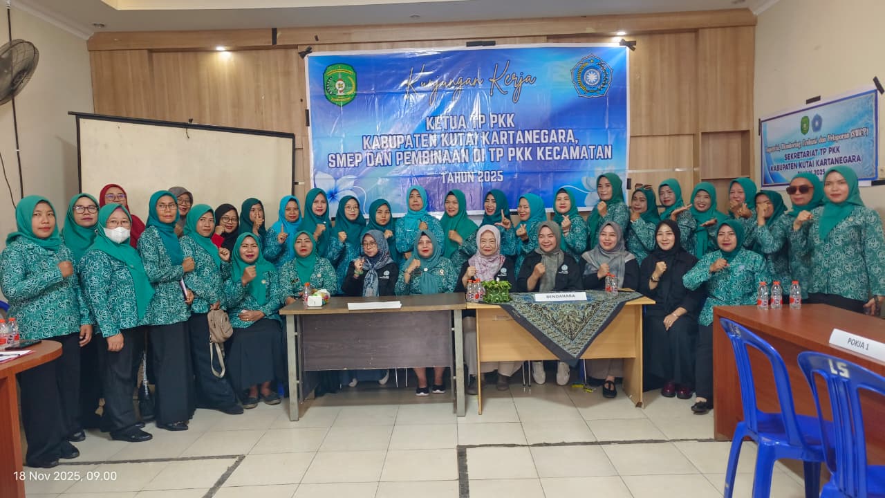 Kunjungan Kerja TP PKK Kabupaten Kutai Kartanegara pada Kegiatan SMEP dan Pembinaan TP PKK Kecamatan Loa Kulu Tahun 2025