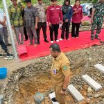 Peletakan Batu Pertama Pembangunan Koperasi Merah Putih Desa Sungai Payang