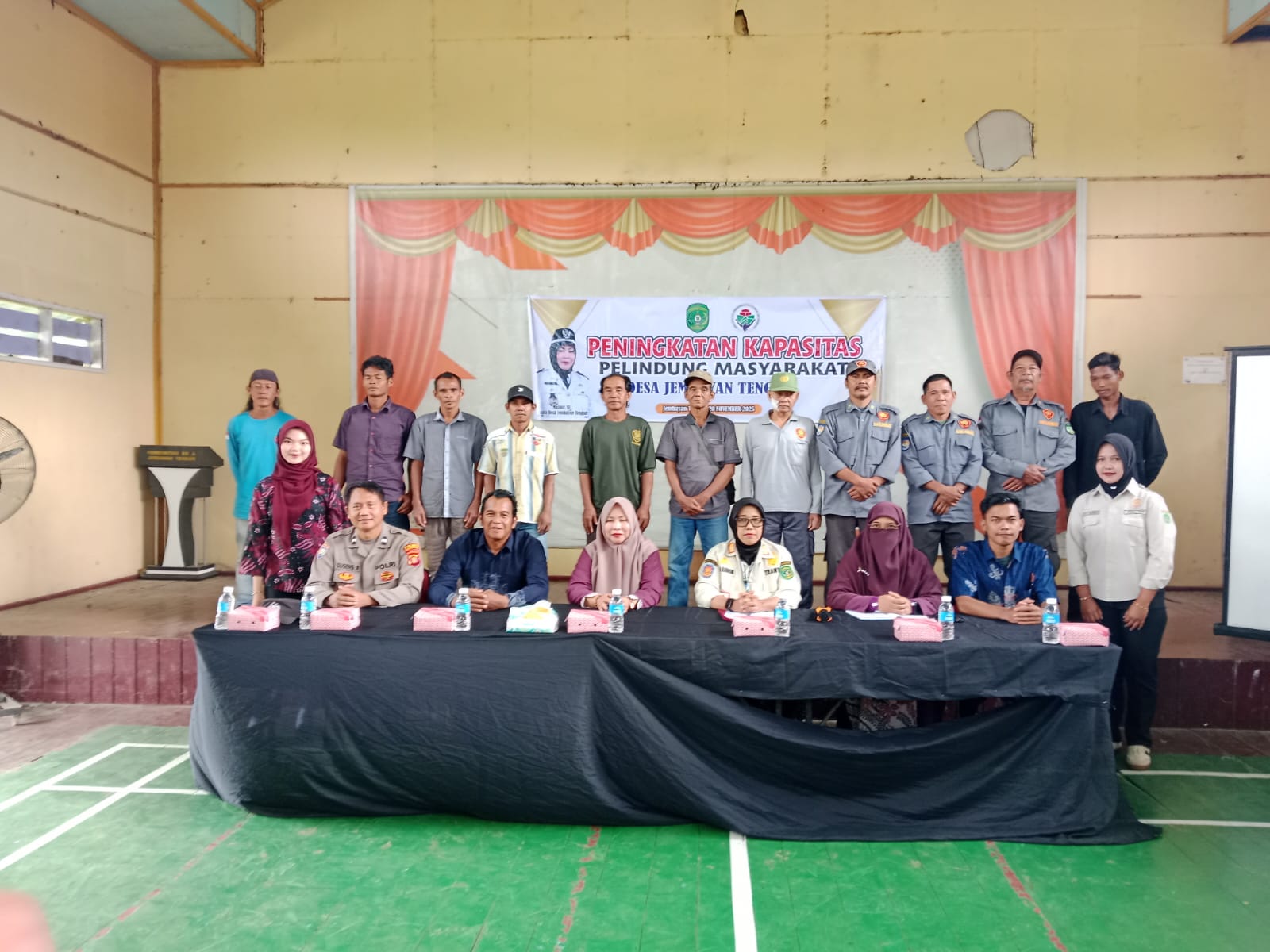 Kasi Trantib Loa Kulu Hadiri Kegiatan Peningkatan Kapasitas Perlindungan Masyarakat di Desa Jembayan Tengah