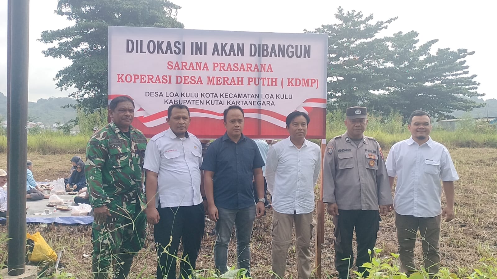 Plt. Kasi PMD Hadiri Pembacaan Doa Selamat Tolak Bala Penetapan Lokasi Pembangunan Kopdes Merah Putih