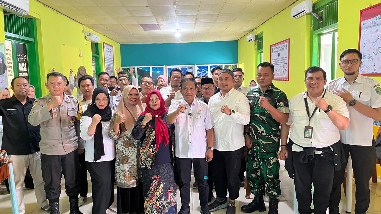 Camat Loa Kulu Hadiri Lokakarya Mini Triwulanan I Lintas Sektor Puskesmas Loa Kulu