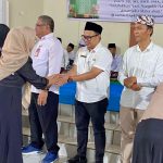 Sekcam Loa Kulu Hadiri Silaturahmi Elemen Pendidikan Desa Jonggon dan Halal Bihalal di Margahayu