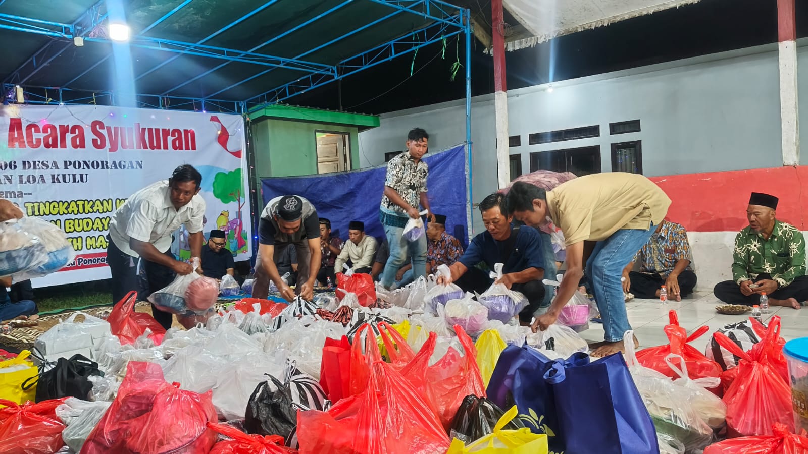 Sekcam Loa Kulu Membersamai Warga Dusun Wonorejo dalam Tradisi Bersih Desa dan Sedekah Bumi