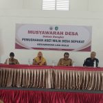 Kasubbag Umum dan Kepegawaian Hadiri Rapat Pemusnahan Aset Desa di Desa Sepakat