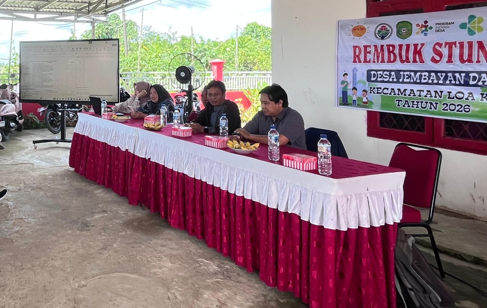 Kasi PMD Kecamatan Loa Kulu Hadiri Kegiatan Rembug Stunting di Desa Jembayan Dalam