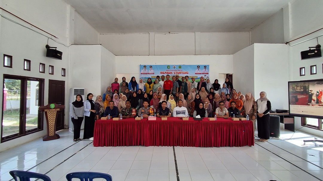 Kasi PMD Kecamatan Loa Kulu Hadiri Kegiatan Rembug Stunting di Desa Sumber Sari