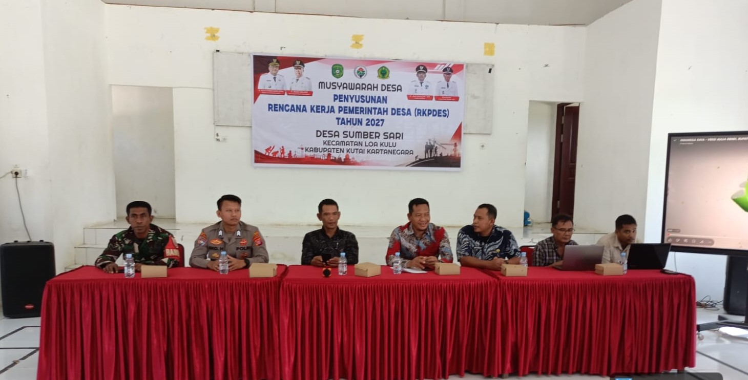 Musdes Penyusunan RKPDes Desa Sumber Sari Digelar, Wujudkan Perencanaan Pembangunan yang Partisipatif