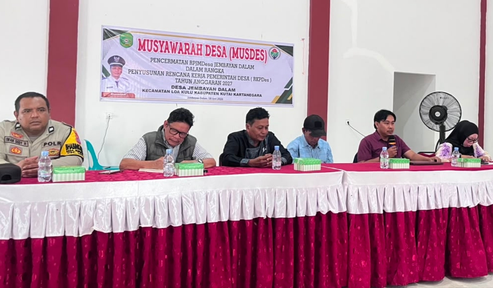 Musdes RKPDes Tahun 2027 Desa Jembayan Dalam Digelar, Wujudkan Perencanaan Pembangunan yang Tepat Sasaran