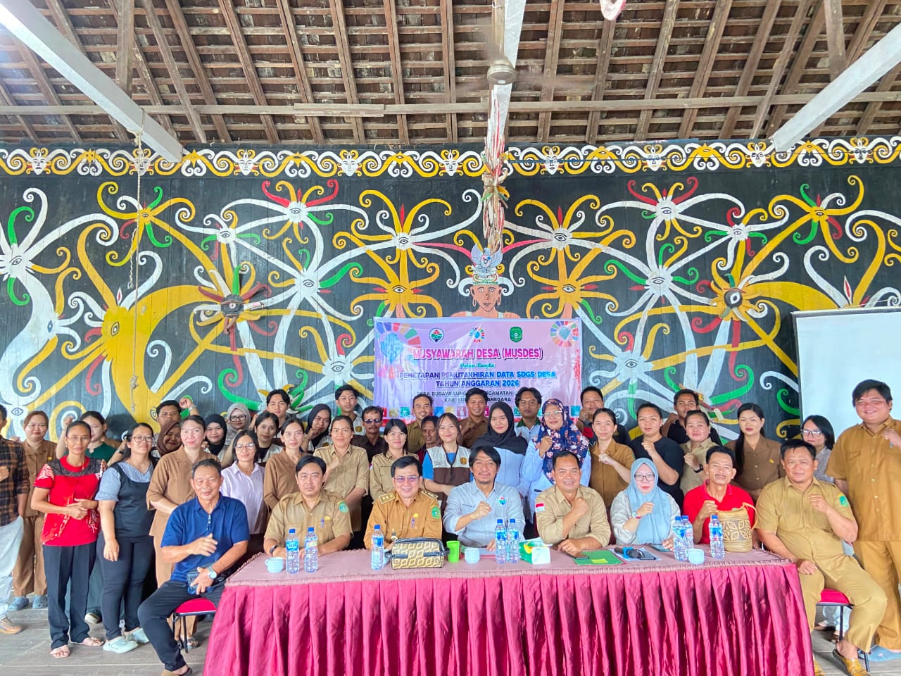 Kasi PMD Kecamatan Loa Kulu Hadiri Musdes Penetapan Pemutakhiran Data SDGs Desa Tahun Anggaran 2026 di Desa Lung Anai
