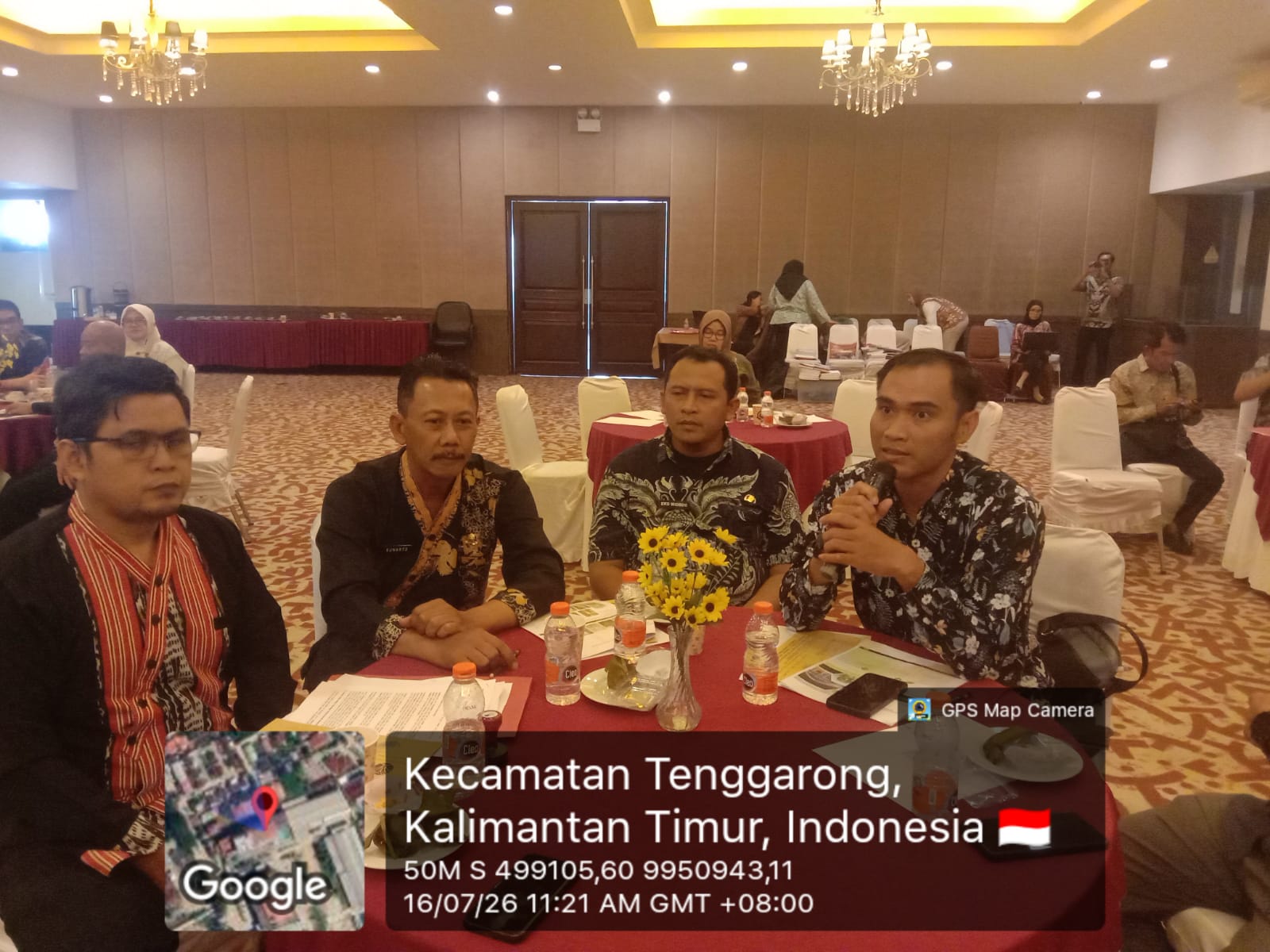 Kasi Pemerintahan Kecamatan Loa Kulu Hadiri Rapat Pembahasan Hasil Pengukuran dan Pemasangan Tanda Batas Definitif Kawasan Hutan