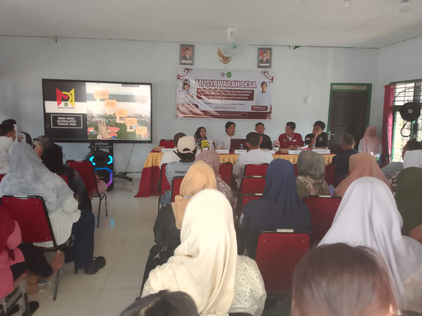 Kasi PMD Loa Kulu Hadiri Musdes BUMDes dan Pembahasan Indeks Desa Rempanga